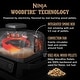 preview thumbnail 2 of 3, Ninja Woodfire Electric Grill and Smoker Red