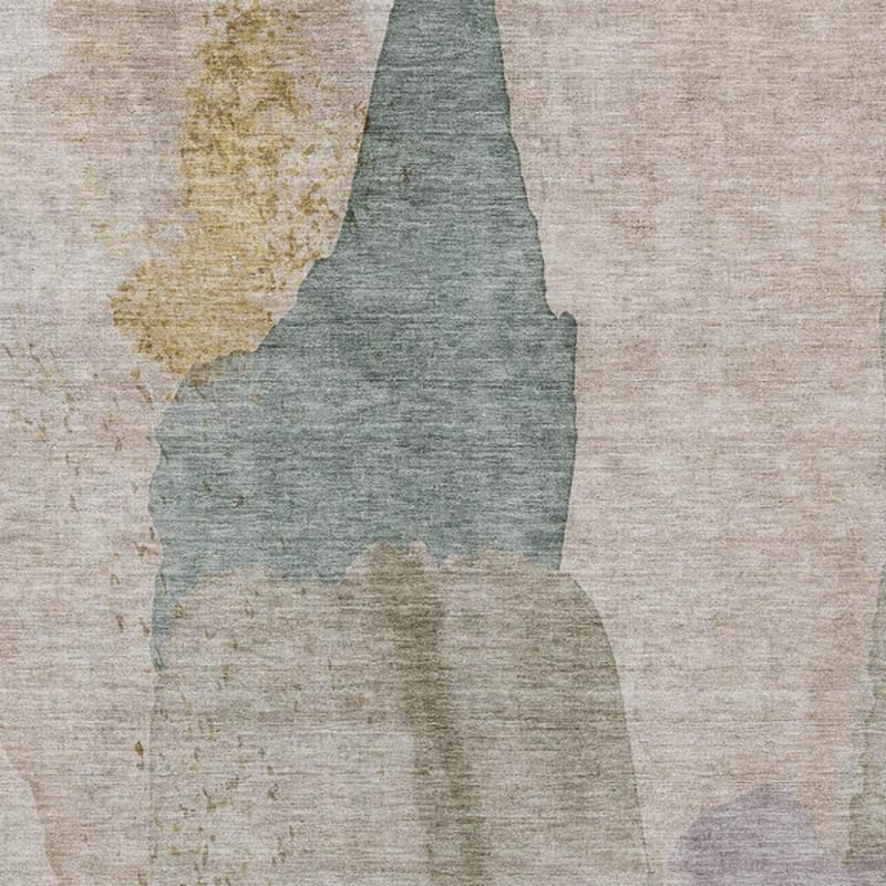HomeRoots Abstract Transitional Rectangle Outdoor Rug