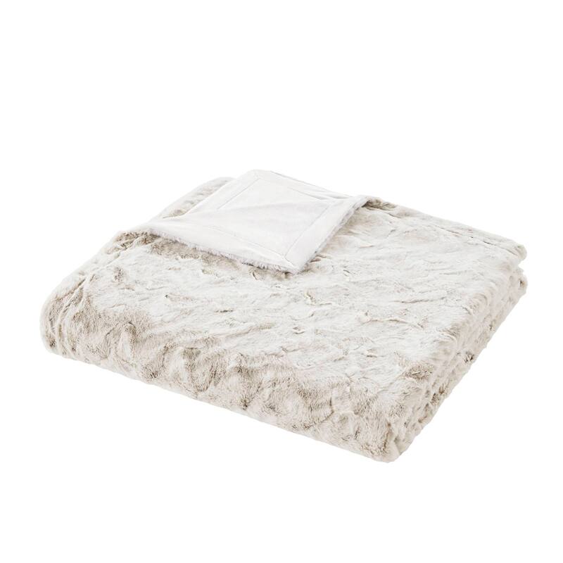 Madison Park Zuri Faux Fur Blanket
