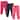 Luvable Friends Toddler Girl Cotton Leggings 3pk, Dark Pink Navy