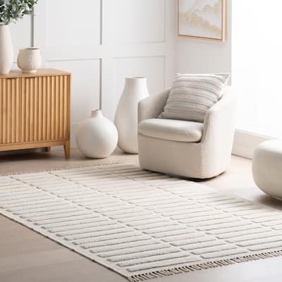 Nuloom Zavira Solid Mid-Century Modern Area Rug