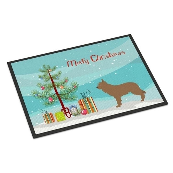 Carolines Treasures BB8483MAT Berger Picard Christmas Indoor or Outdoor Mat - 18 x 27 in.