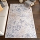 preview thumbnail 1 of 6, Nuloom Makenzie SplashGuard Modern Abstract Machine Washable Area Rug 2' 6" x 10' - Ivory - Runner