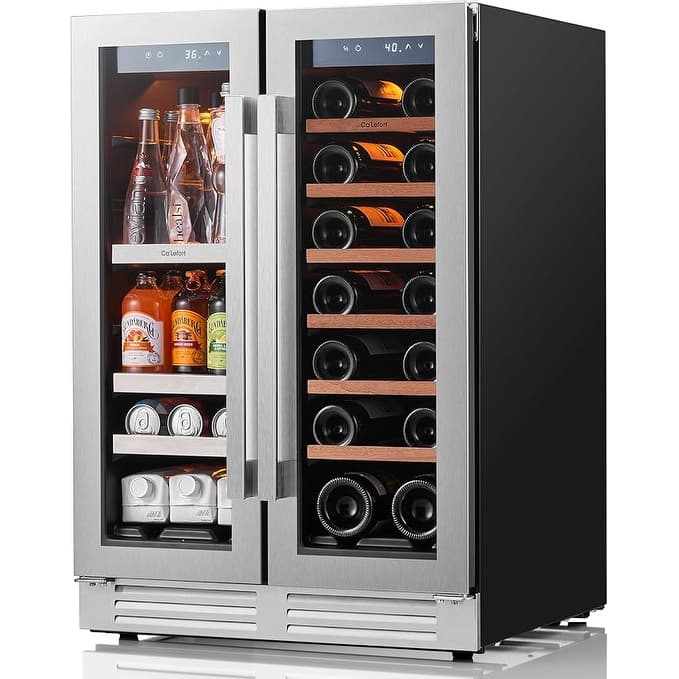 24 Inch 20 Bottle 60 Can Built-in/ Freestanding Cooler