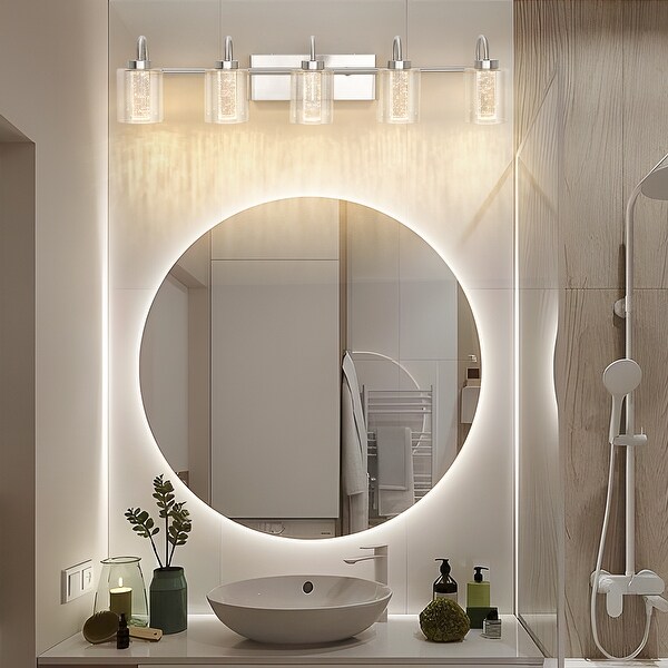 Bubble glass bathroom vanity light on sale