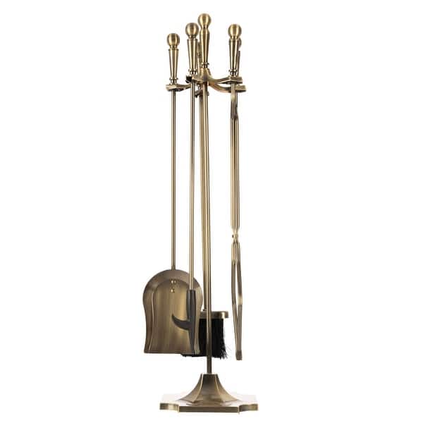 Indoor/Outdoor Fireplace Tool Set with Stand