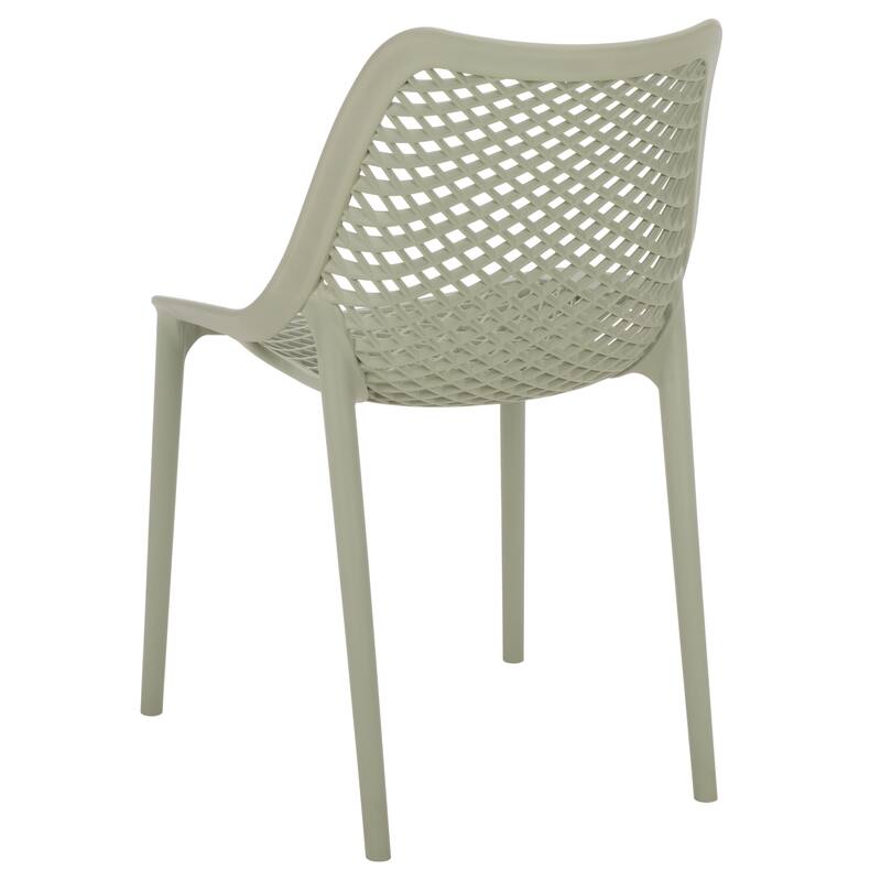 SAFAVIEH Outdoor Living Leila Dining Chair (Set of 2) - 20"W x 24"D x 32"H