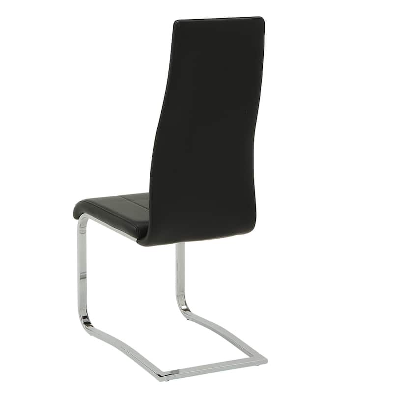 Set of 4,Side Chairs - Black