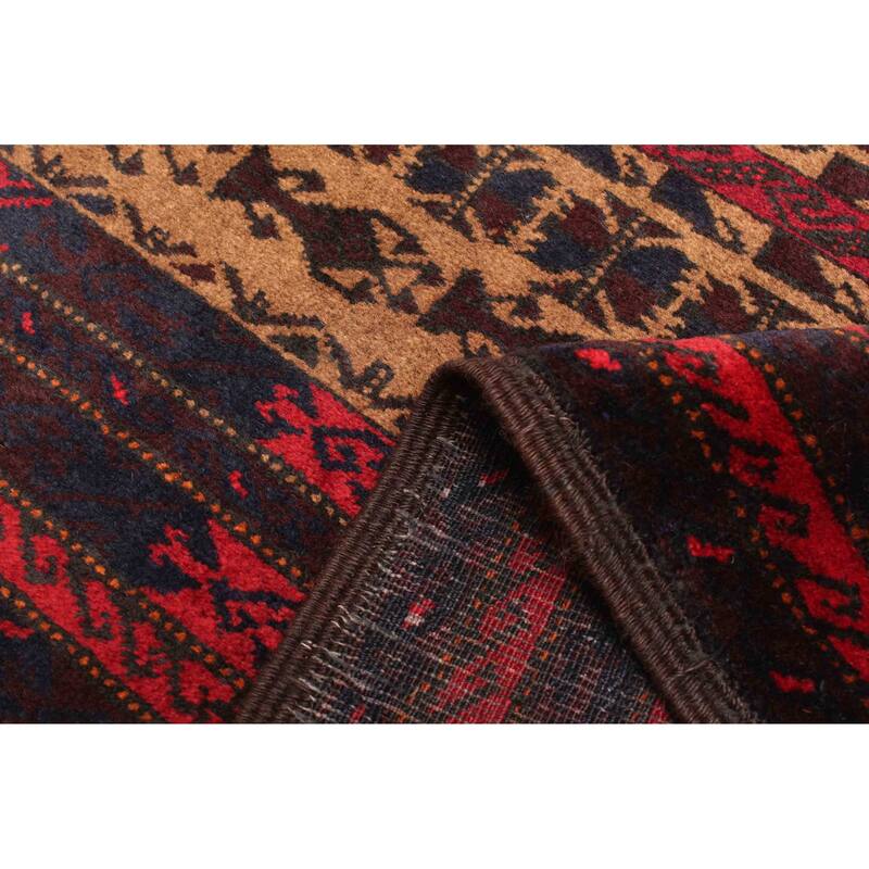 ECARPETGALLERY Hand-knotted Teimani Brown Wool Rug - 3'1 x 5'1