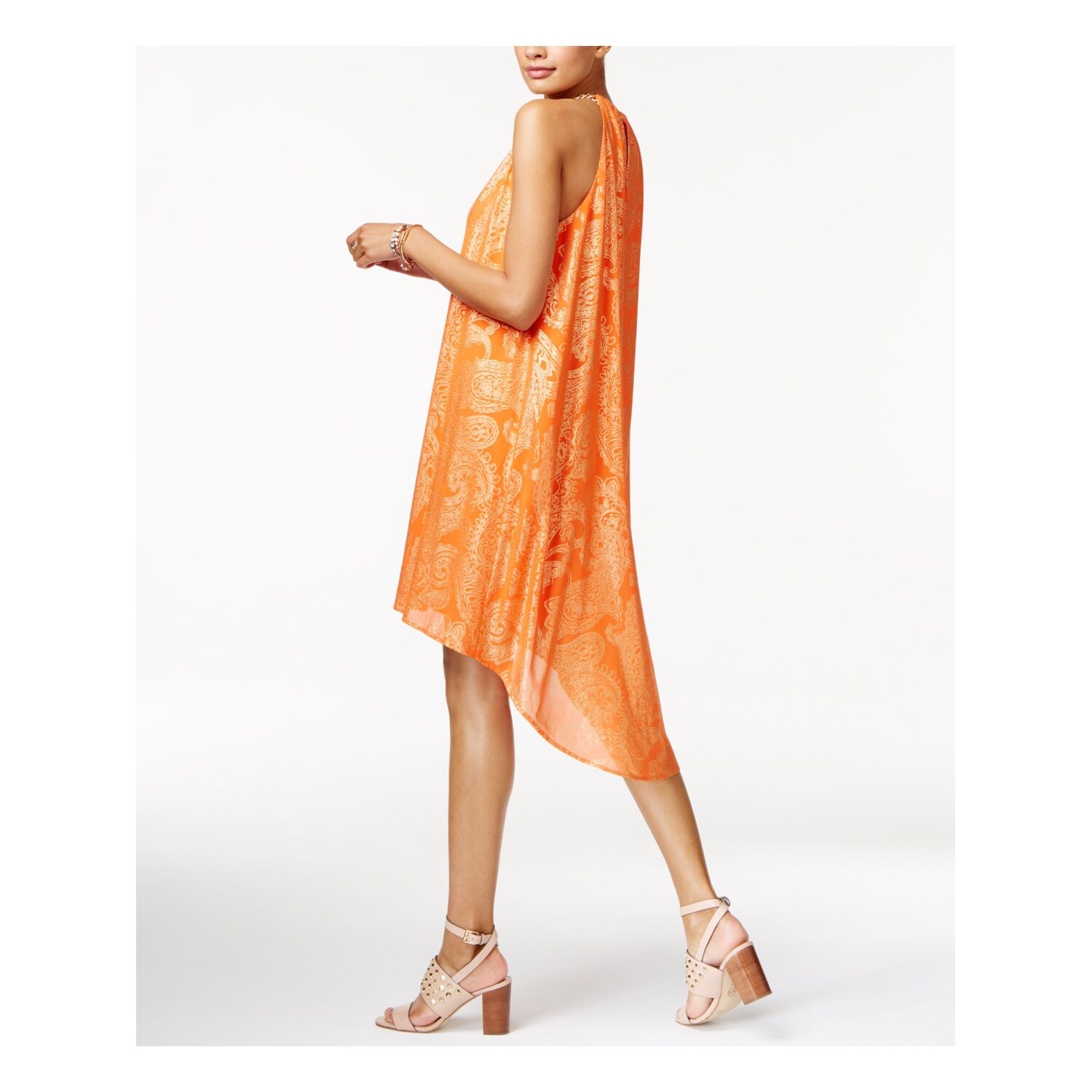 michael kors orange dress