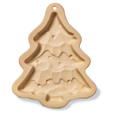 Christmas Fir Tree Porcelain Cookie Mold Stamp Decoration