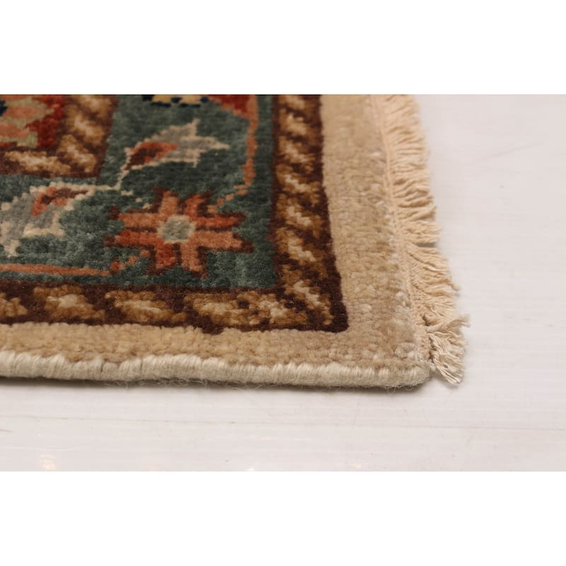 ECARPETGALLERY Hand-knotted Jules Sultane Ivory Wool Rug - 9'10 x 13'9