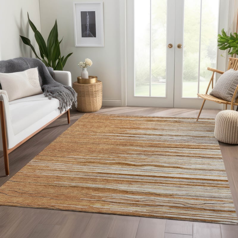Premium Washable Super Soft Solid Landscape Mayfield Rug