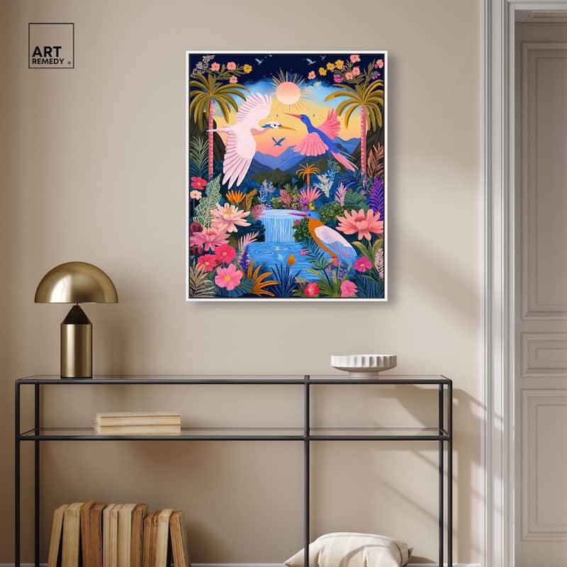 Waterfall Haven Canvas by Art Remedy