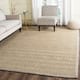 SAFAVIEH Natural Fiber Oceana Herringbone Seagrass Rug - 11' x 15' - Natural/Grey