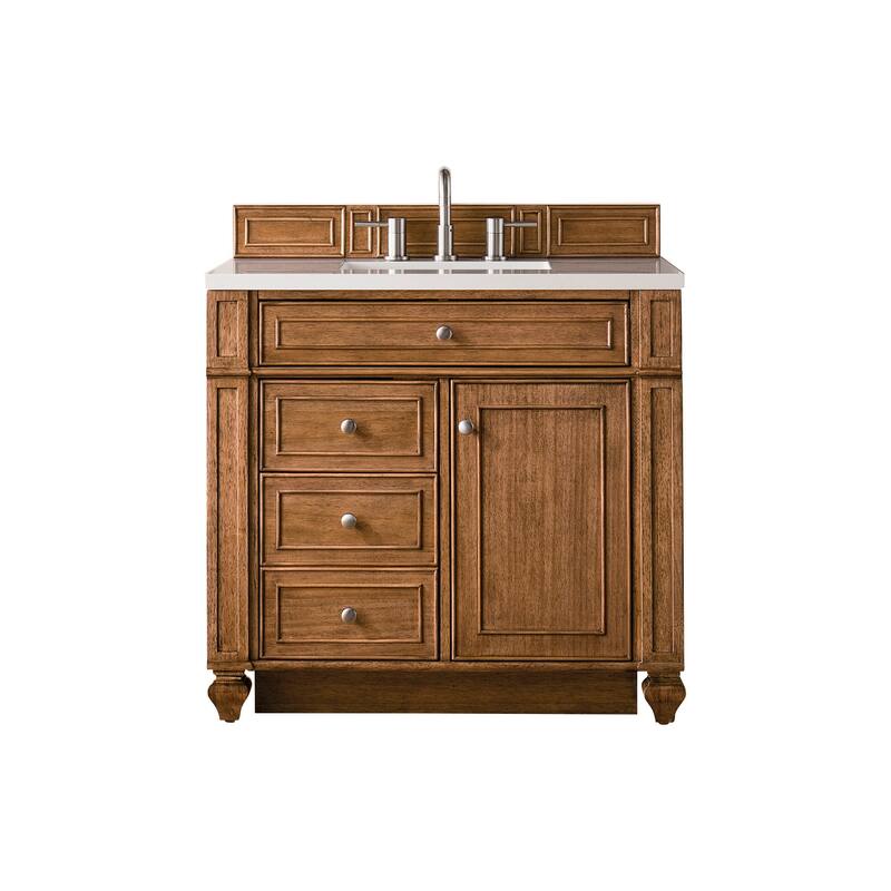 James Martin Vanities 157-V36-3WZ Bristol 36" Free Standing Single