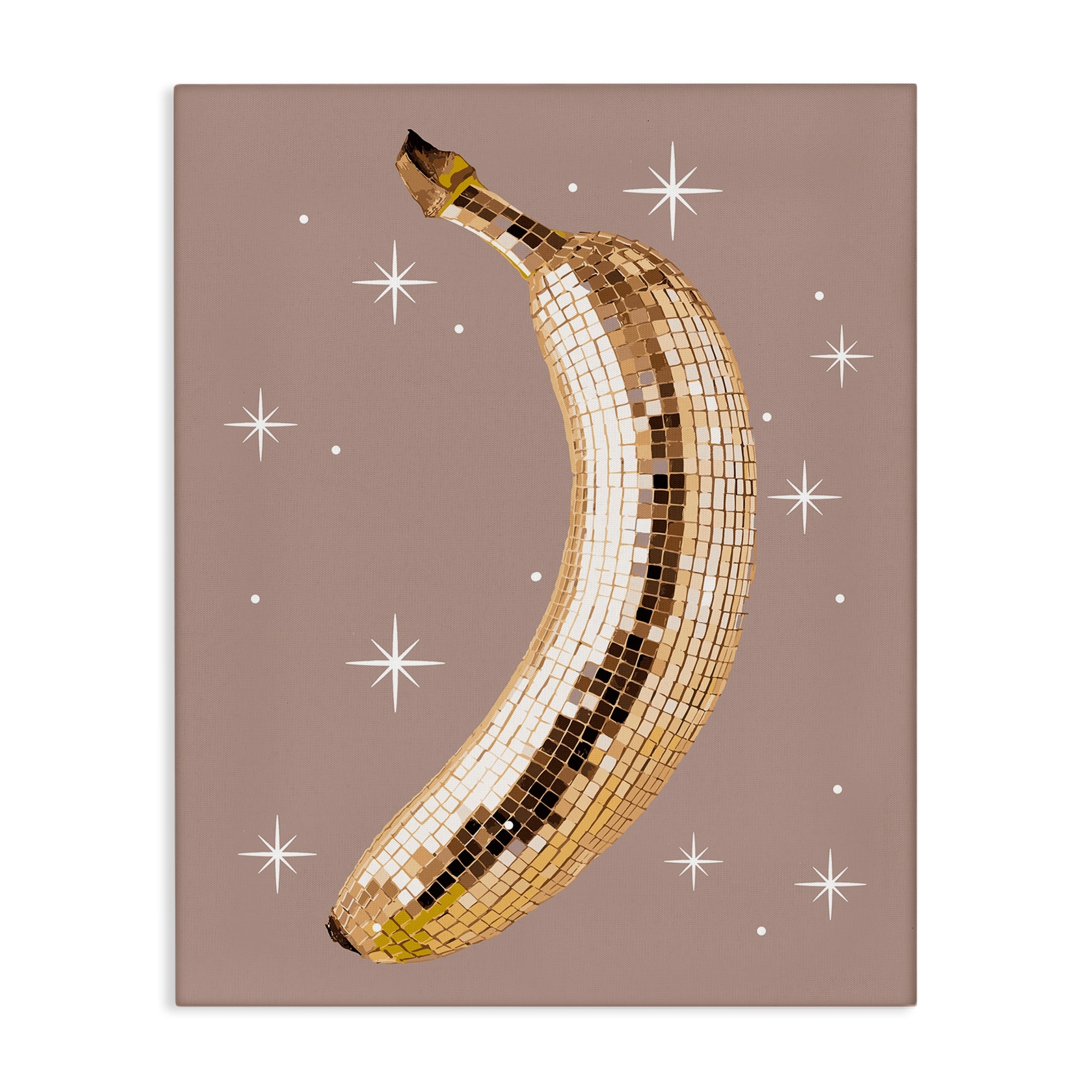 Stupell Luminous Glam Banana Canvas Wall Art Design By Lil' Rue