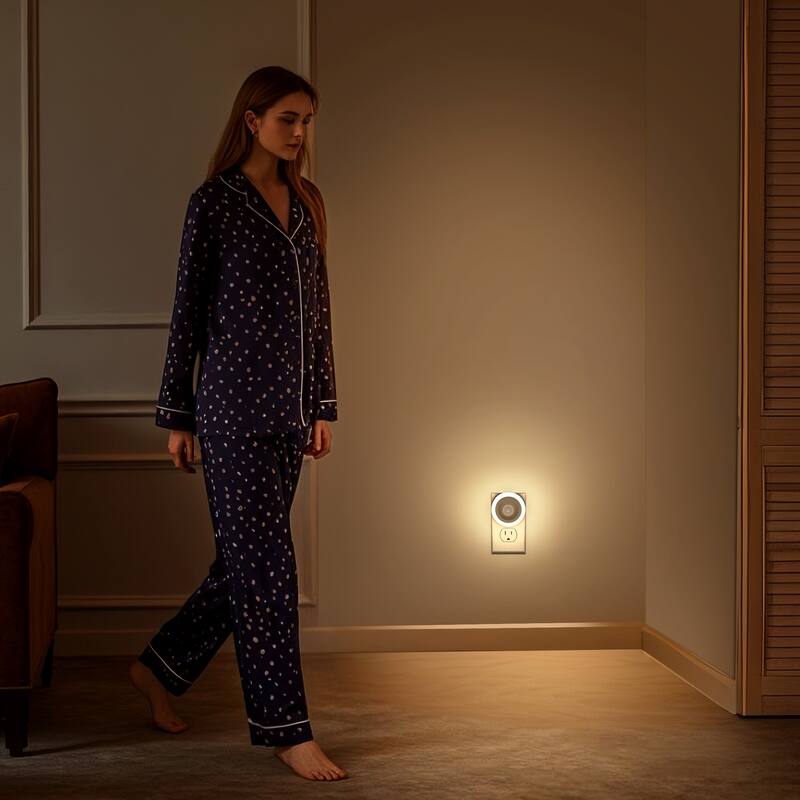 YANSUN 2-Pack Motion-Sensor Night Light, Warm 3000K