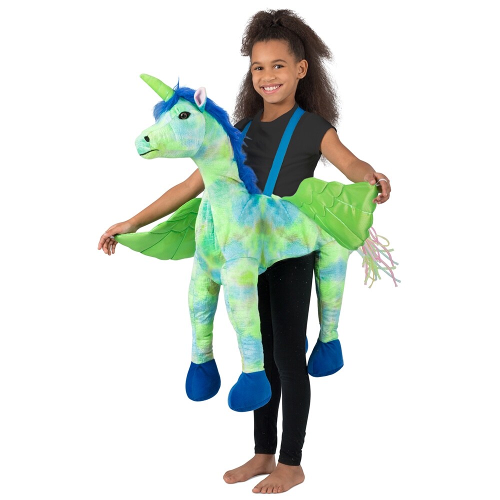 Shop Child Rainbow Unicorn Ride In Halloween Costume Standard