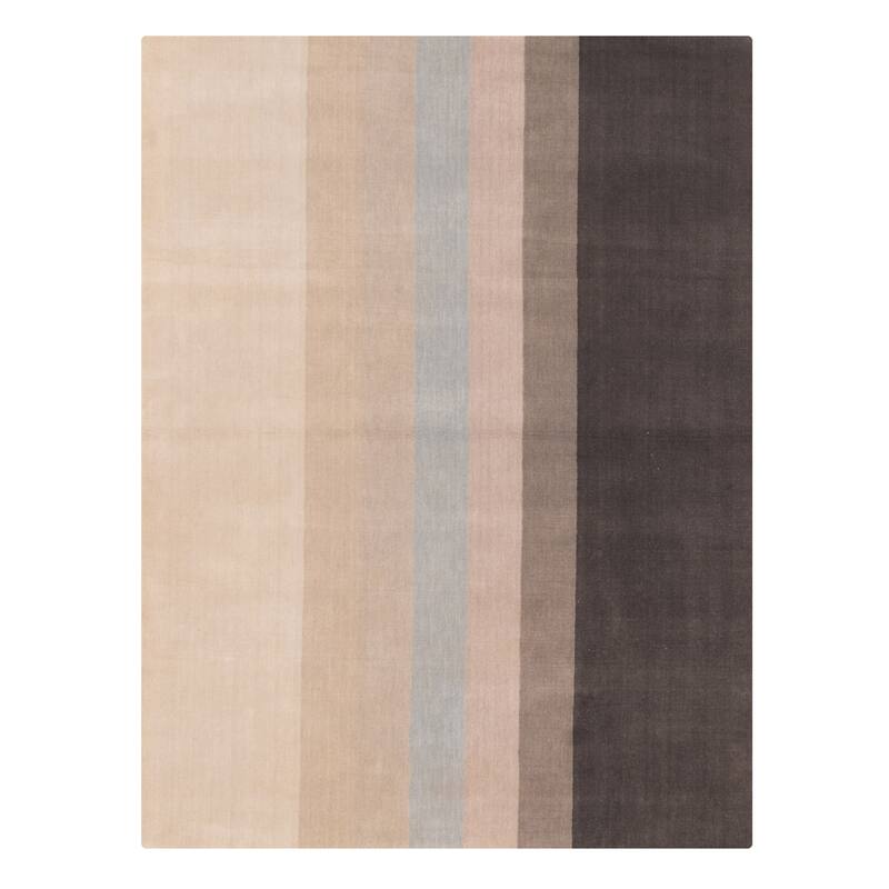 ECARPETGALLERY Hand Loomed Kashkuli Gabbeh Grey Wool Rug - 5'3 x 7'6