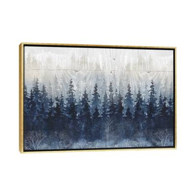 iCanvas "Misty Indigo Forest" by Carol Robinson Framed Canvas Print