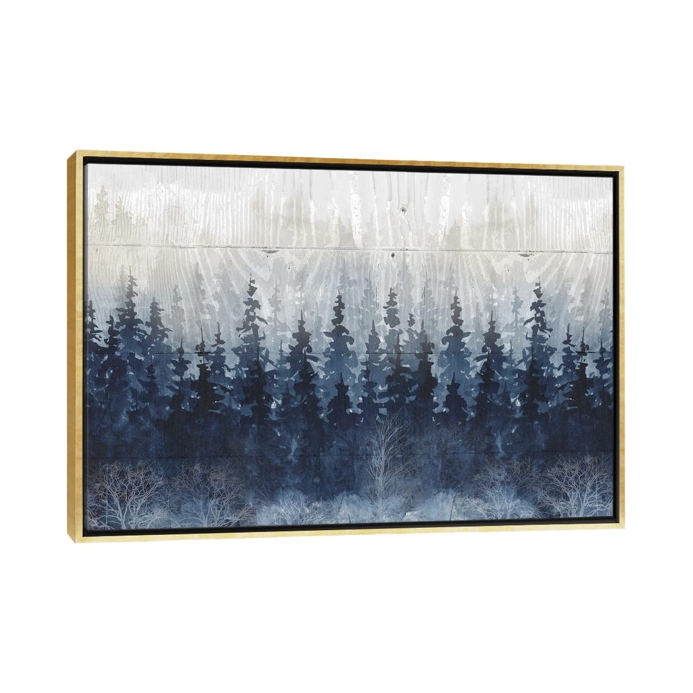 iCanvas "Misty Indigo Forest" by Carol Robinson Framed Canvas Print