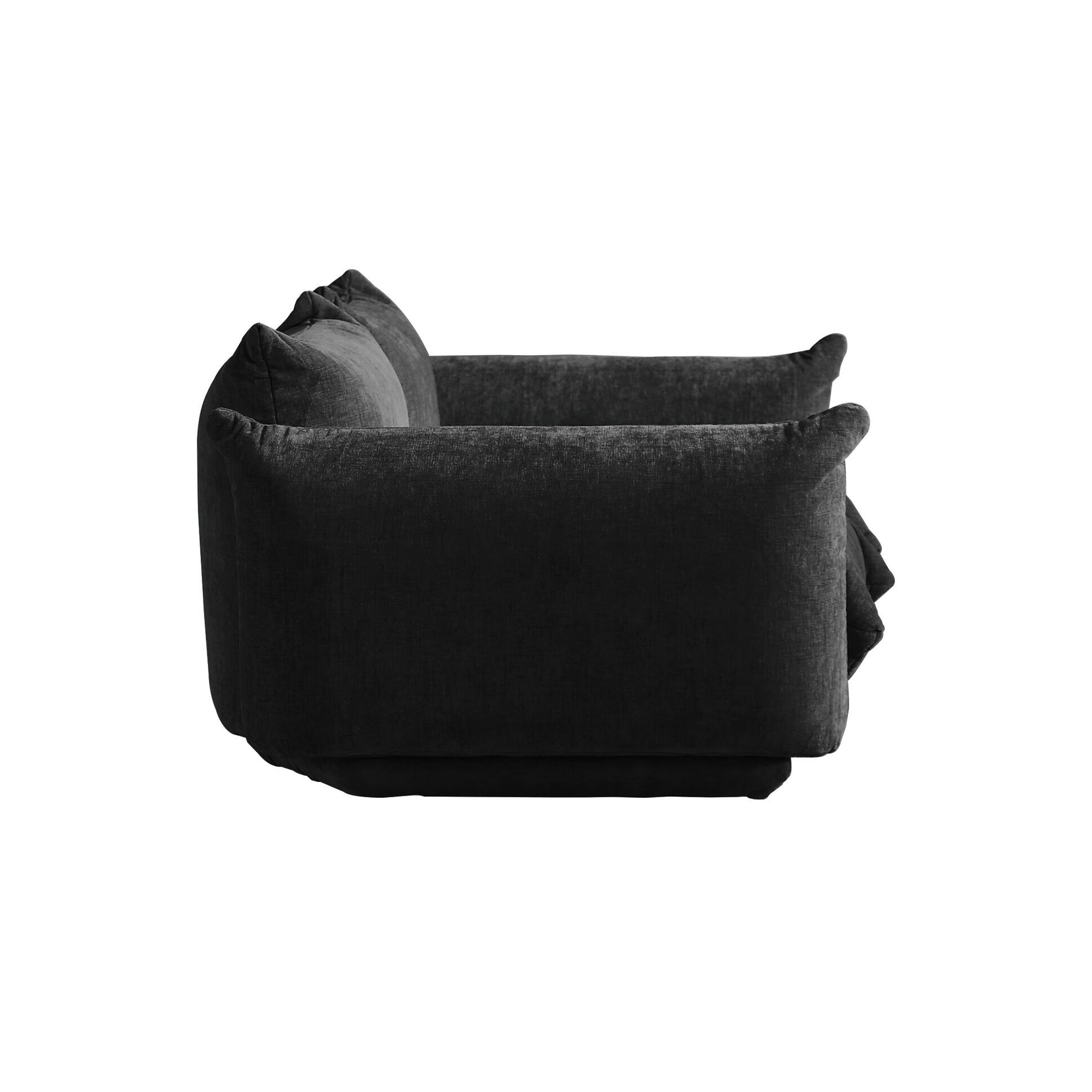 UShaped Sectional Sofa, Minimalist Chenille Modular Sofas Couches For