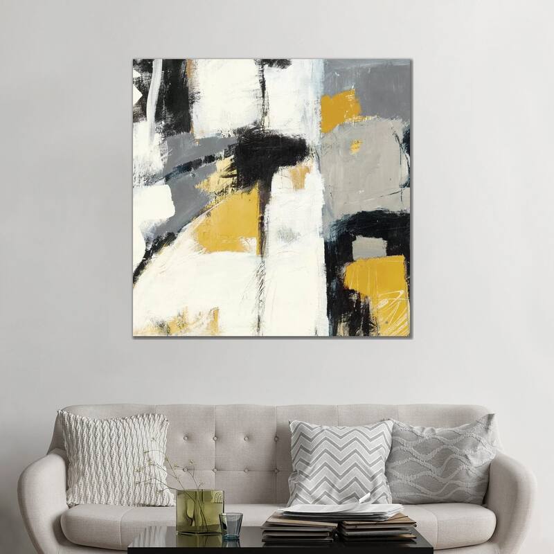 iCanvas "Yellow Catalina I" by Mike Schick Canvas Print