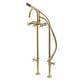 preview thumbnail 30 of 40, Kingston Brass Concord Freestanding Tub Faucet with Supply Line