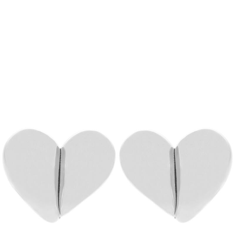 Bottega Veneta Drop Clip Earrings - Silver - Silver