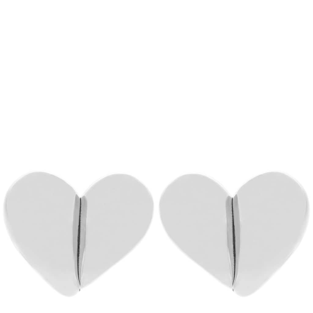 Bottega Veneta Drop Clip Earrings - Silver