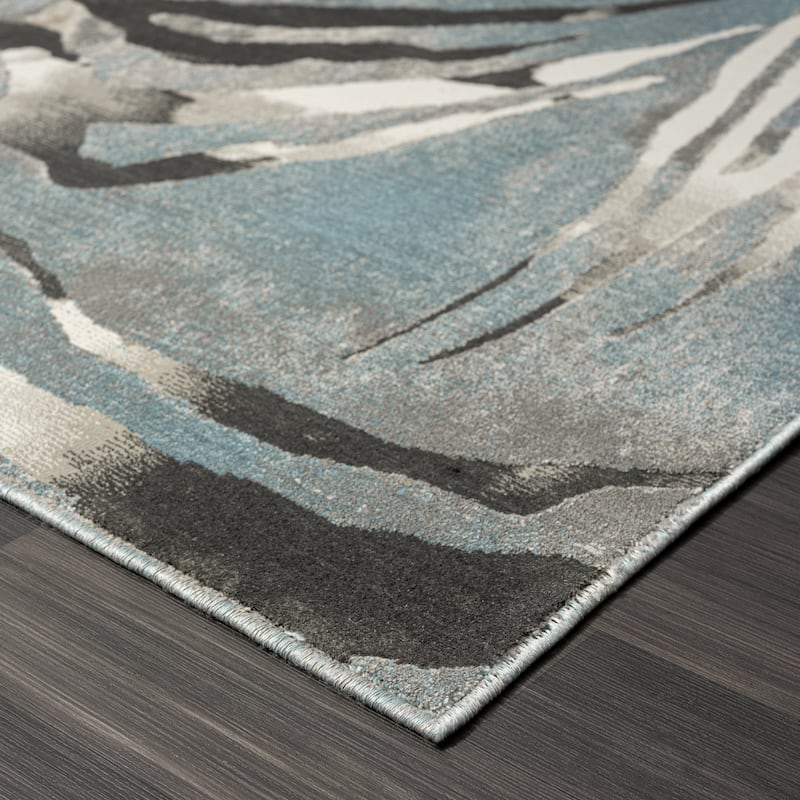 N Natori Serengeti Zebra Print Area Rug