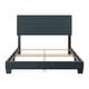 preview thumbnail 66 of 80, Celeste Modern Upholstered Bed, Box Spring Required