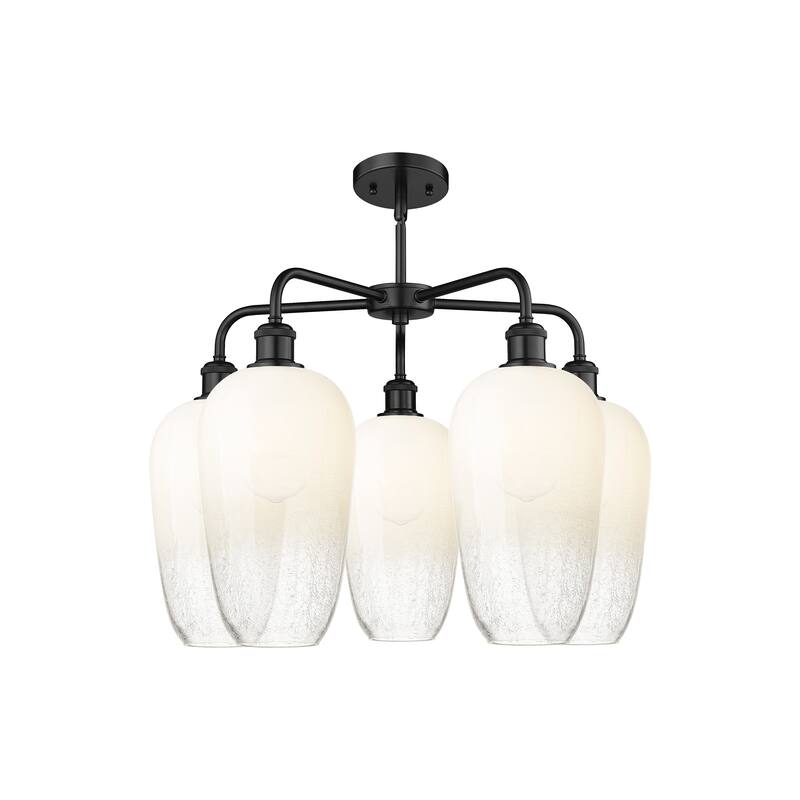 Innovations Lighting Endless Possibilities Ballston - Brookhaven Flute - 5 Light 26" Stem Hung Chandelier