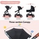 preview thumbnail 2 of 23, Convertible Baby Stroller, 3 in 1 Reversible Bassinet Stroller for Newborn