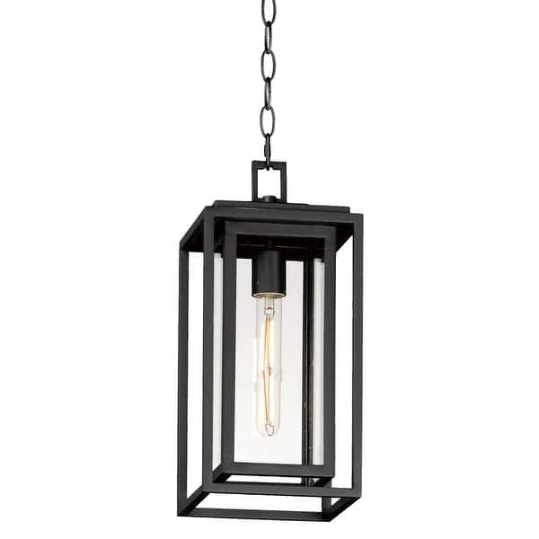 slide 1 of 1, Maxim 40669 Cabana VX 7" Wide Outdoor Pendant Black
