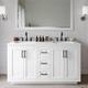 Option White / Giotto Quartz Top / Matte Black Hardware