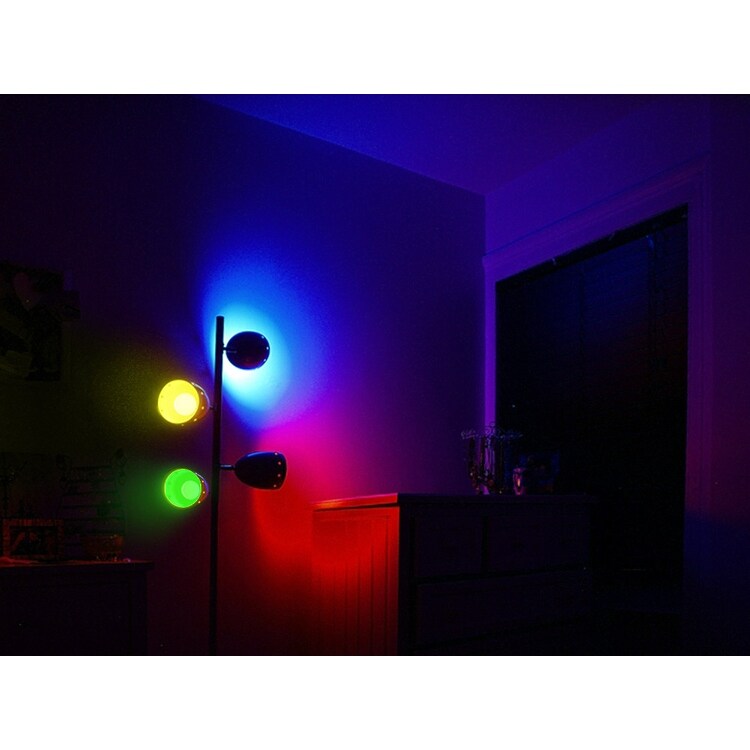 red light bulb room