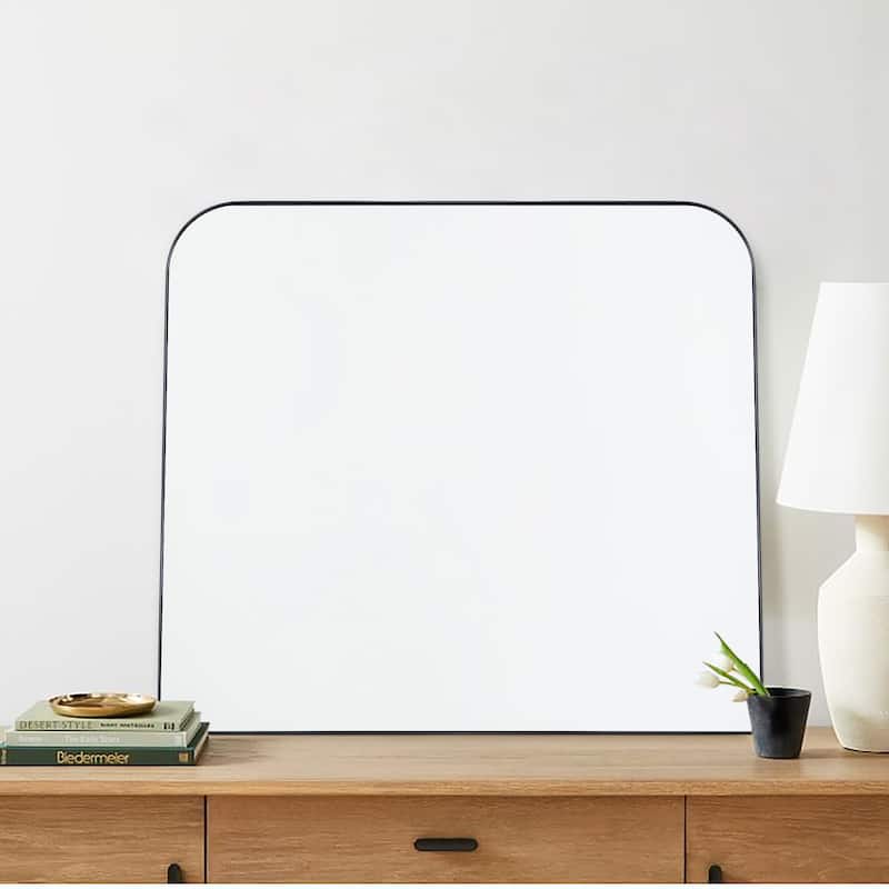 TEHOME Decole Arch Metal Wall Mirror