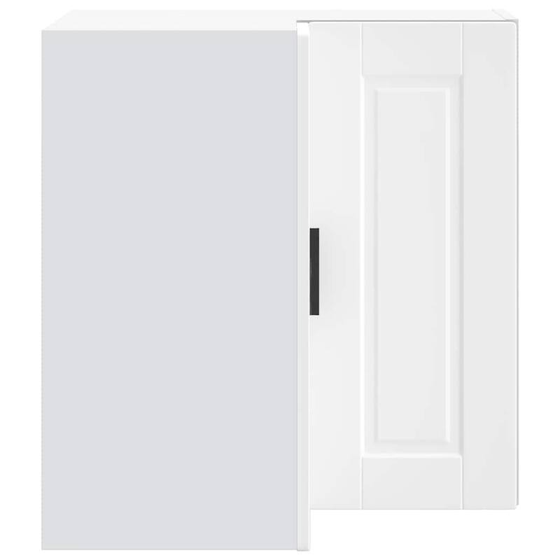 vidaXL Kitchen Wall Corner Cabinet White Engineered wood Compact - 22.4 x 22.4 x 23.6
