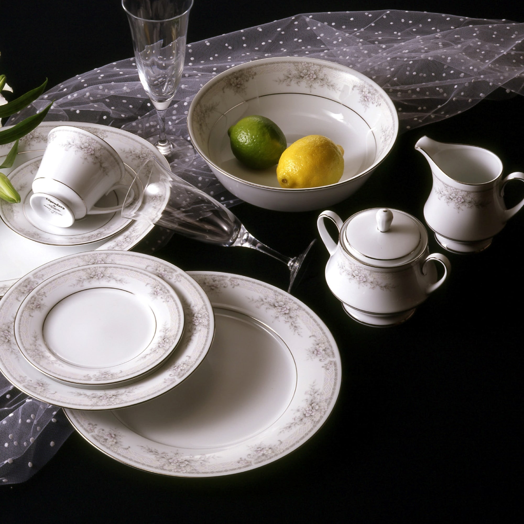 Noritake Sweet Leilani Set Of 4 Teacups, 8 oz. - Overstock - 40117912