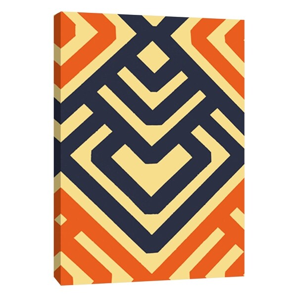 PTM Images 9-108771 PTM Canvas Collection 10" x 8" - "Monochrome Patterns 6 in Multi" Giclee Abstract Art Print on Canvas