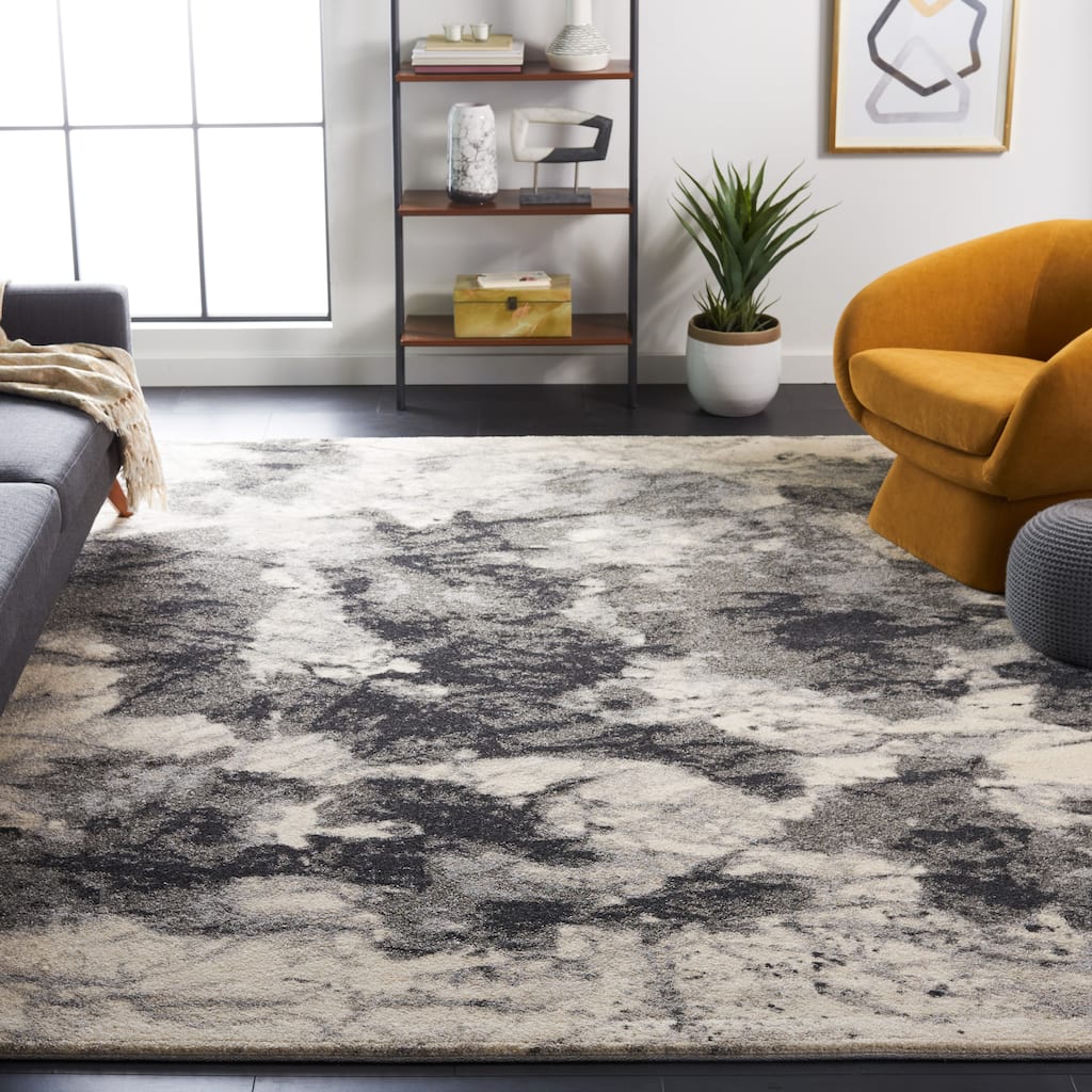 SAFAVIEH Retro Delina Modern Abstract Distressed Rug