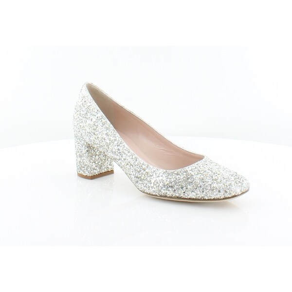 kate spade silver heels