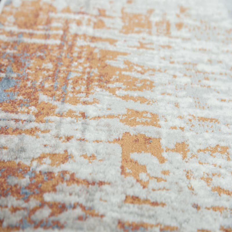 Alora Decor Opal Ivory and White Multi-colored Abstract Rug