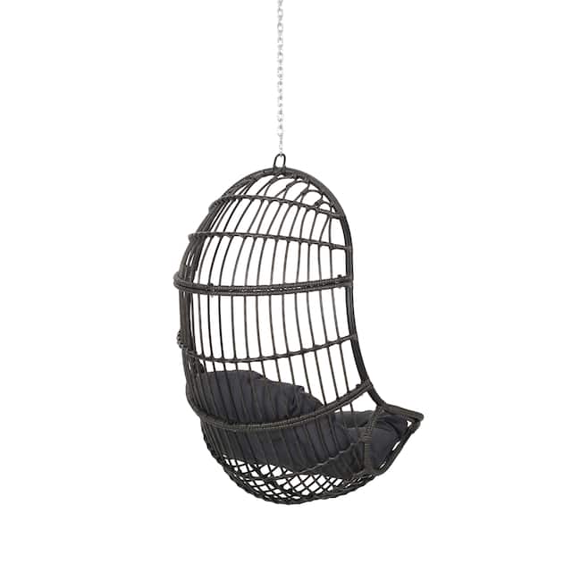 Richards Outdoor/Indoor Wicker Hanging Chair (No Stand) by Christopher Knight Home