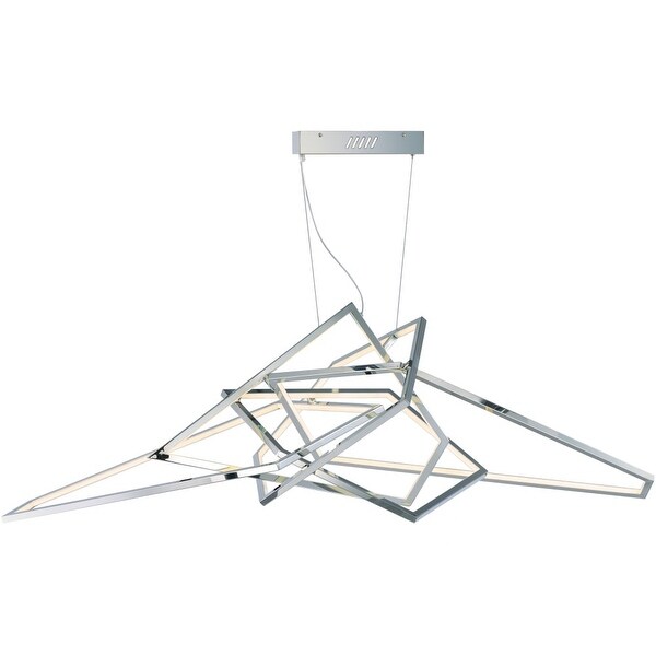 Et2 E22678 Tzoid 53 Wide Led Chandelier Polished Et2 E22678 Tzoid 53 Wide Led Chandelier Polished
