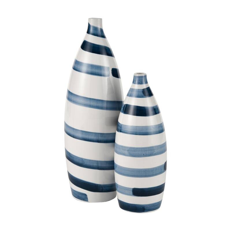 Elk Home Indaal White Earthenware 5.5 Inch Wide Vase