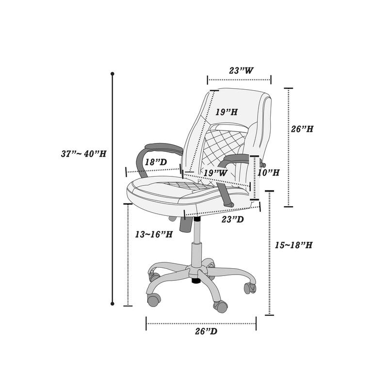 Poundex Office Chairs Multi Colors