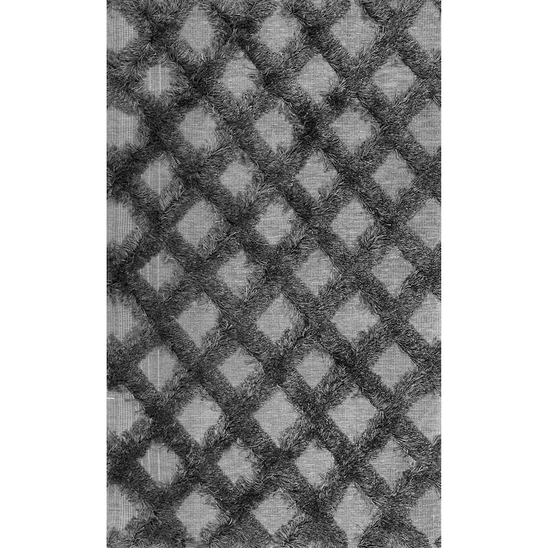 Nuloom Francene Diamond Trellis Shag Area Rug